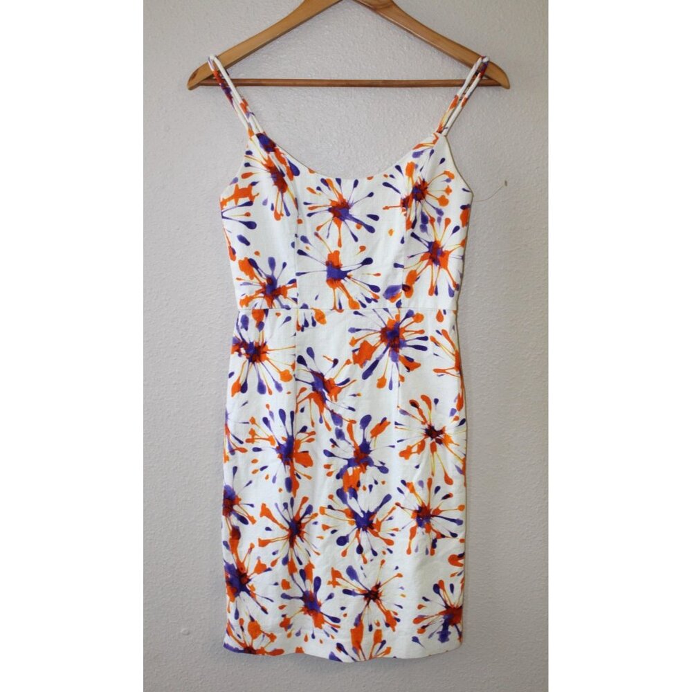 Milly Of New York Kiri Firework Cotton Dress Womens 0 Made In USA